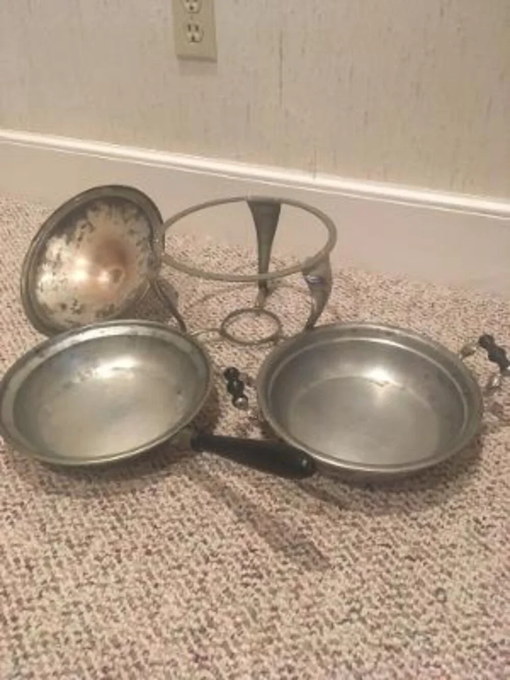 Vintage Empress NYS Company Chafing Dish Set